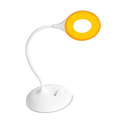 LED lampička na čítanie bez modrej zložky LuDream Aura - Jantárová/Biela