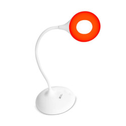 LED lampička na čítanie bez modrej zložky LuDream Aura - Červená/Biela
