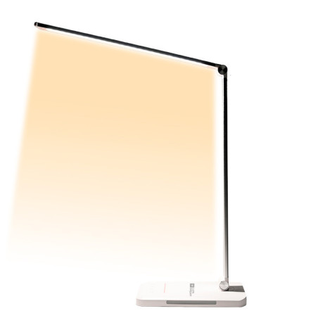 LED stolná lampa bez modrej zložky LuDream Focus - Biela