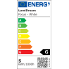 LED stolná lampa bez modrej zložky LuDream Focus - Biela