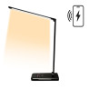 LED stolná lampa bez modrej zložky LuDream Focus Charge+ Black