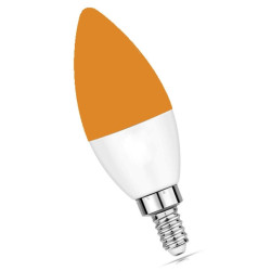 3W LED žiarovka bez modrej zložky LuDream - Jantárová (E14)