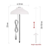 EMOS LED GROW lampa na pestovanie rastlín 5 W, časovač, biela