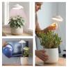 EMOS LED GROW lampa na pestovanie rastlín 5 W, časovač, biela