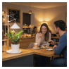 EMOS LED GROW lampa na pestovanie rastlín 7 W, časovač, biela