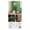 EMOS LED GROW lampa na pestovanie rastlín 7 W, časovač, biela