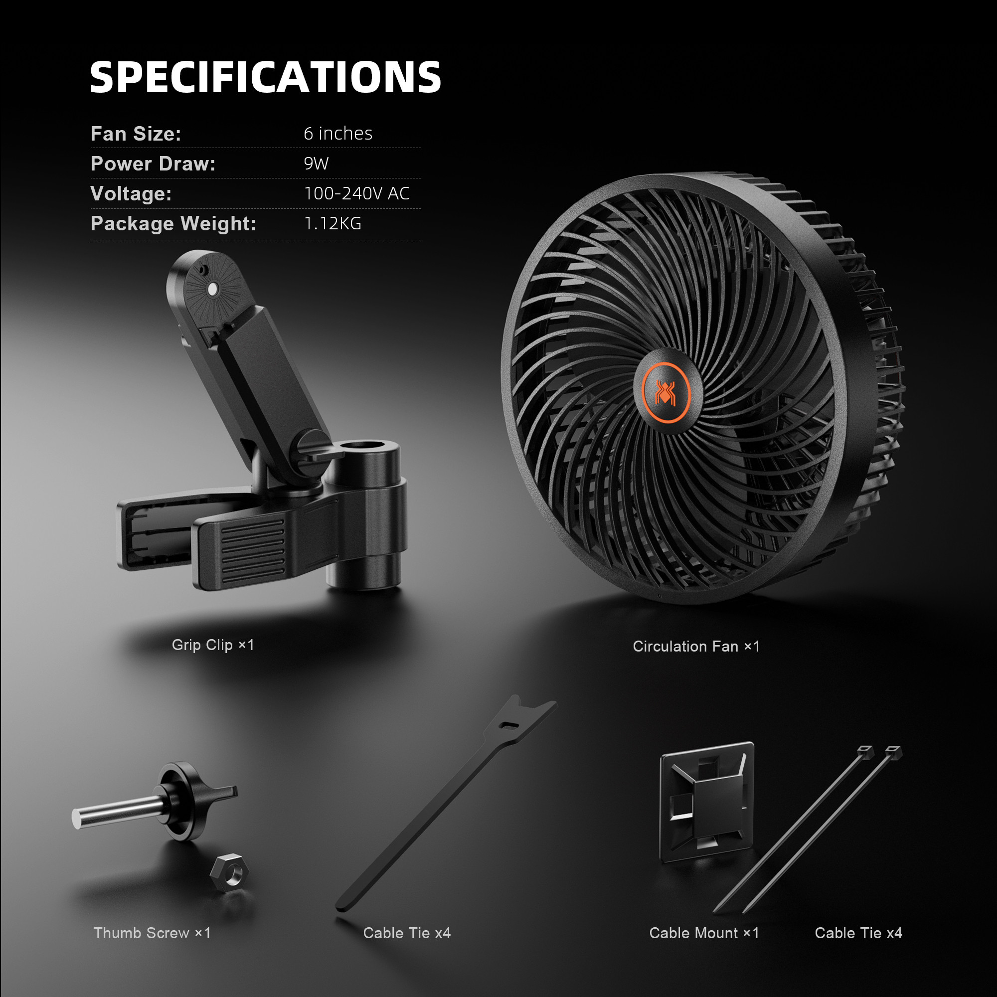 Clip fan